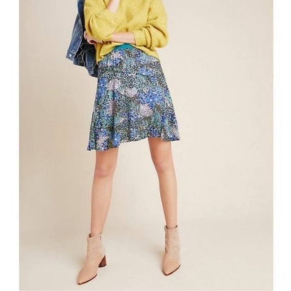 Anthropologie Maeve Kerry Mini Skirt - Picture 2 of 8